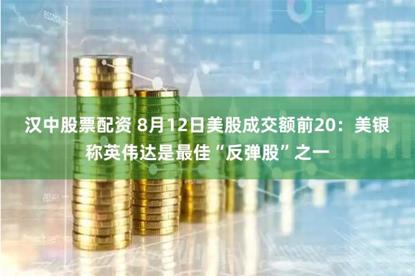 汉中股票配资 8月12日美股成交额前20：美银称英伟达是最佳“反弹股”之一