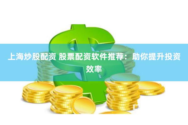 上海炒股配资 股票配资软件推荐：助你提升投资效率